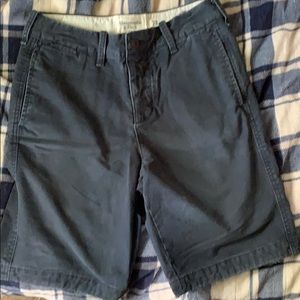 Abercrombie and Fitch dark blue Khaki style shorts